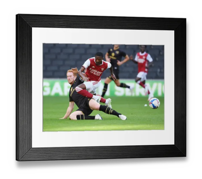 Framed Print : Maitland-Niles in Action: Arsenal vs MK Dons Pre-Season Friendly, 2020 Framed Print : Maitland-Niles in Action: Arsenal vs MK Dons Pre-Season Friendly, 2020