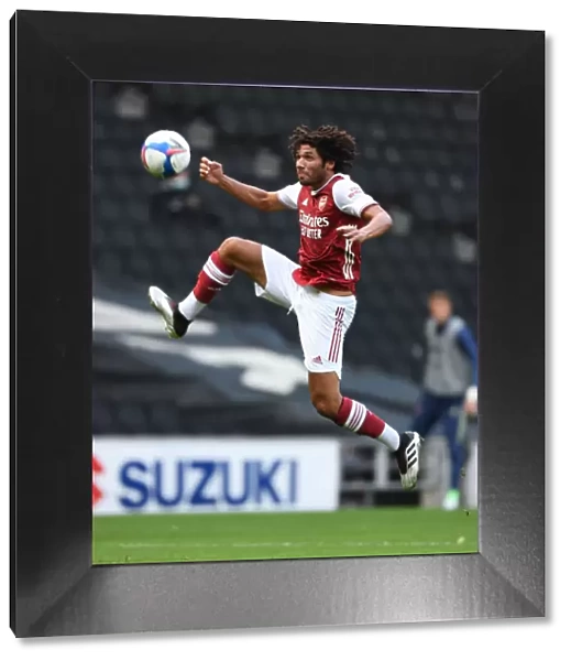 Arsenal's Mo Elneny in Pre-Season Action Against MK Dons