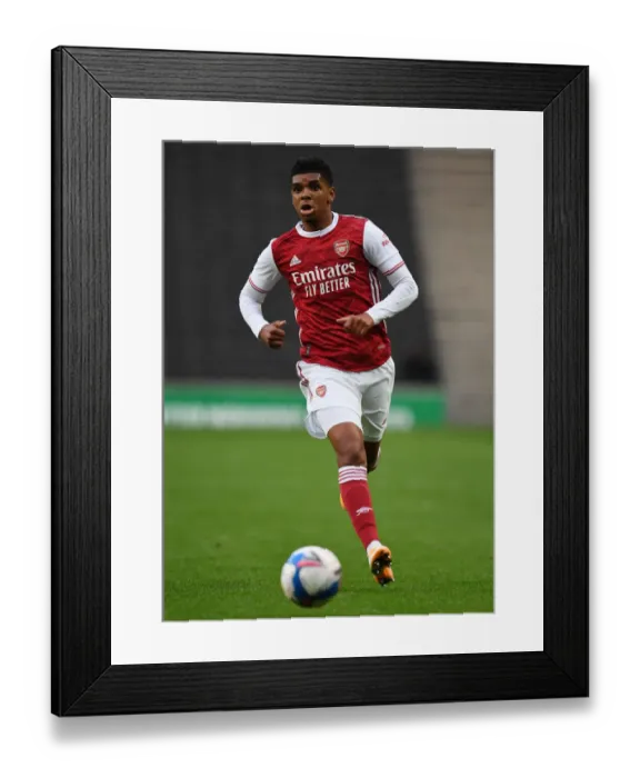 Framed Print : Tyreece John-Jules Stars: Arsenal's Pre-Season Triumph over MK Dons