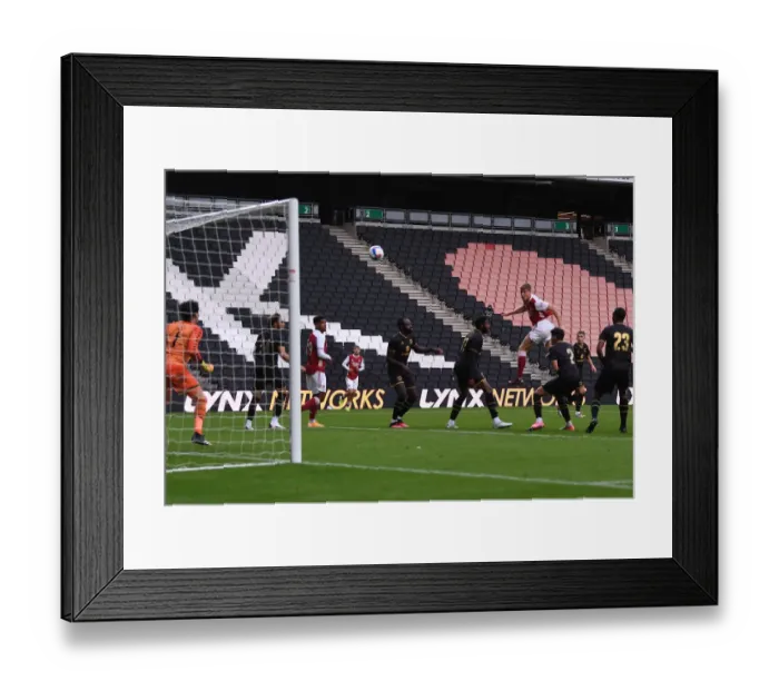 Framed Print : Arsenal vs MK Dons: Pre-Season Clash, 2020-21 Framed Print : Arsenal vs MK Dons: Pre-Season Clash, 2020-21