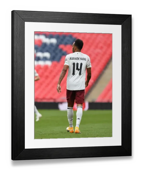 Framed Print : Arsenal's Aubameyang Goes Head-to-Head with Liverpool in FA Community Shield Clash Framed Print : Arsenal's Aubameyang Goes Head-to-Head with Liverpool in FA Community Shield Clash