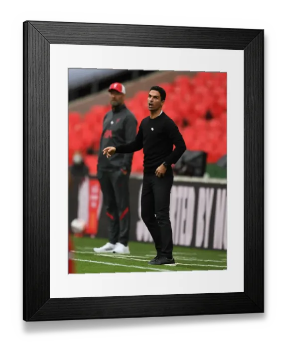 Framed Print : Arsenal vs Liverpool: FA Community Shield Clash at Wembley (2020-21) Framed Print : Arsenal vs Liverpool: FA Community Shield Clash at Wembley (2020-21)