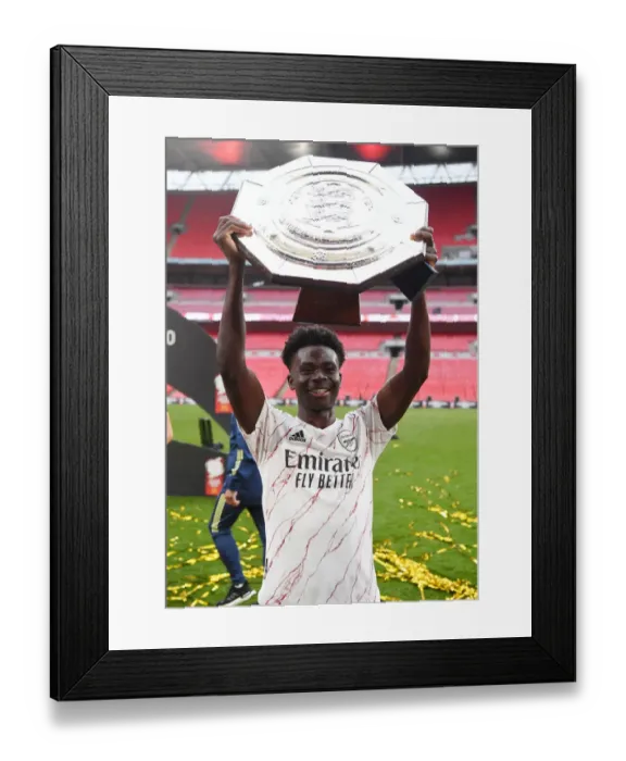 Framed Print : Arsenal vs Liverpool: FA Community Shield Clash at Wembley (2020-21) Framed Print : Arsenal vs Liverpool: FA Community Shield Clash at Wembley (2020-21)