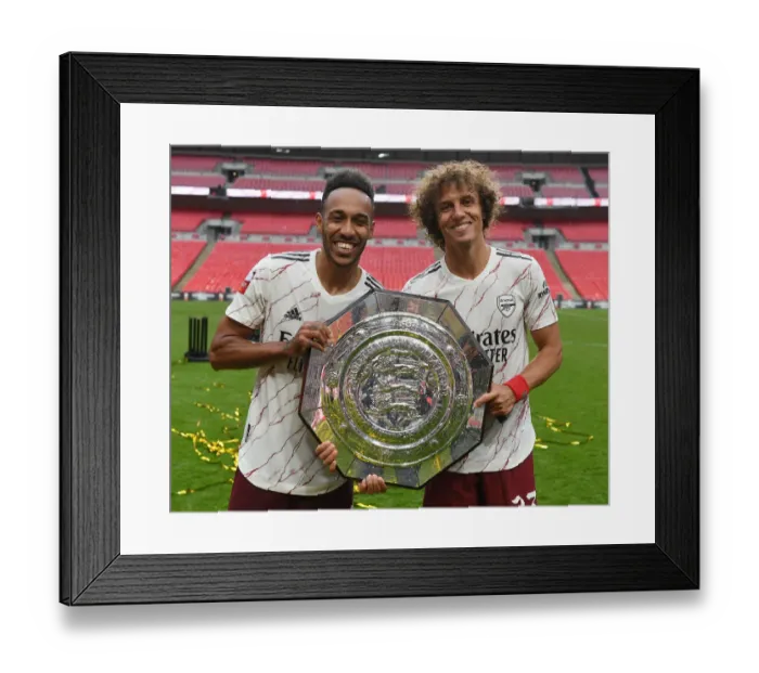 Framed Print : Arsenal vs Liverpool: FA Community Shield Clash at Wembley Stadium (2020-21) Framed Print : Arsenal vs Liverpool: FA Community Shield Clash at Wembley Stadium (2020-21)