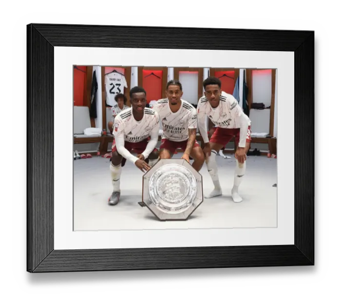 Framed Print : Arsenal vs Liverpool: FA Community Shield Clash at Wembley Stadium (2020-21)