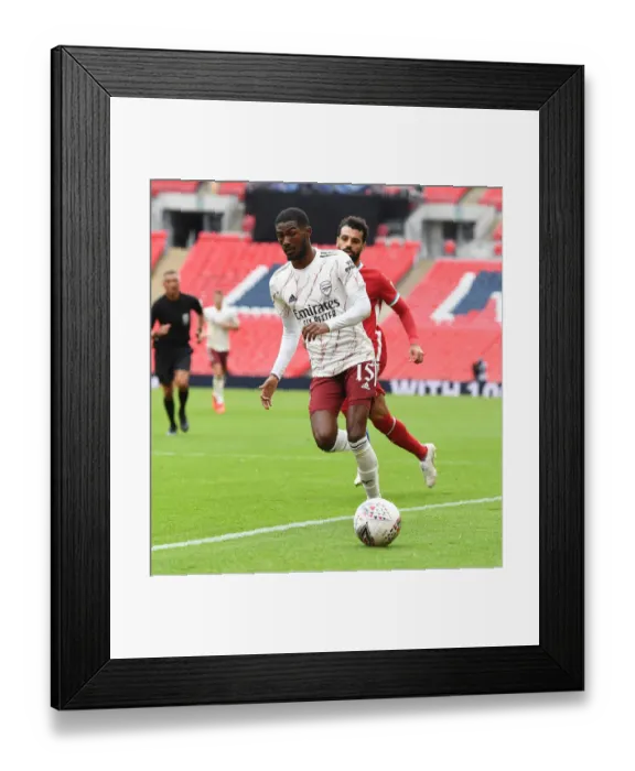 Framed Print : Arsenal vs Liverpool: FA Community Shield Clash at Wembley (2020-21) Framed Print : Arsenal vs Liverpool: FA Community Shield Clash at Wembley (2020-21)
