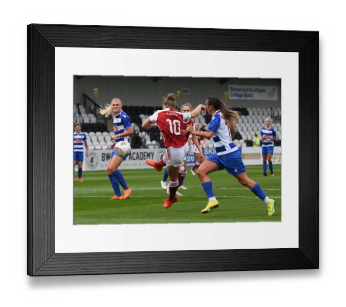 Framed Print : Kim Little Scores: Arsenal Women vs. Reading Women, FA WSL 2020-21 Framed Print : Kim Little Scores: Arsenal Women vs. Reading Women, FA WSL 2020-21