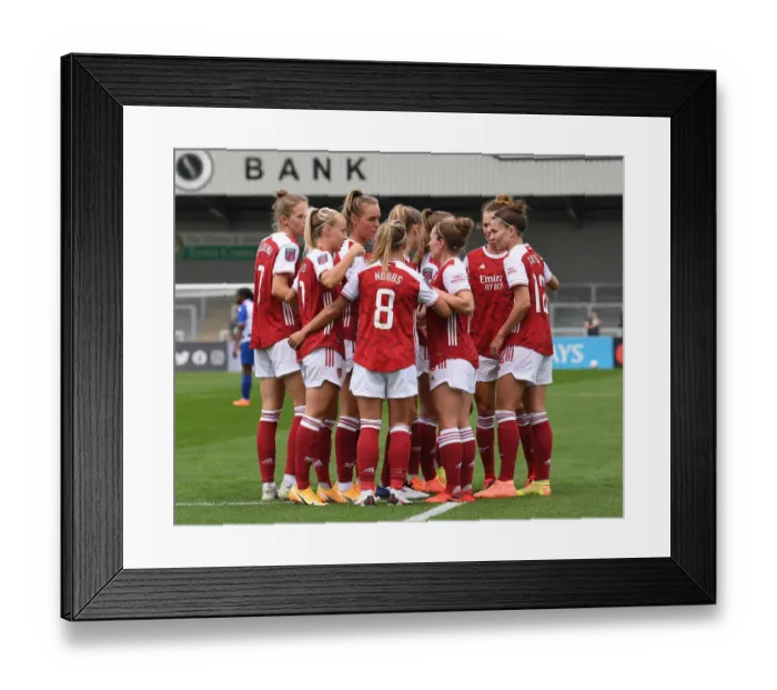 Framed Print : Arsenal's Kim Little Scores Thrilling Goal in FA WSL Match Against Reading