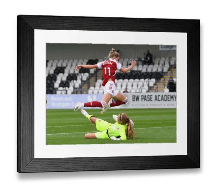 Framed Print : Miedema vs. Moloney: A Fight for Supremacy in the FA WSL