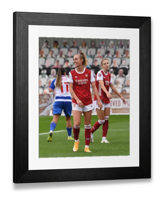 Framed Print : Arsenal's Jill Roord Dazzles in 2020-21 Barclays FA WSL Clash Against Reading Women Framed Print : Arsenal's Jill Roord Dazzles in 2020-21 Barclays FA WSL Clash Against Reading Women