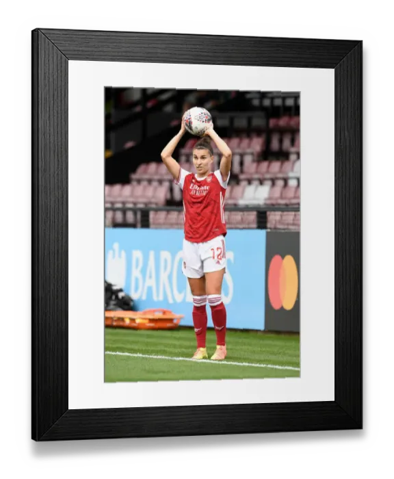 Framed Print : Steph Catley in Action: Arsenal Women vs Reading Women, FA WSL Match Framed Print : Steph Catley in Action: Arsenal Women vs Reading Women, FA WSL Match