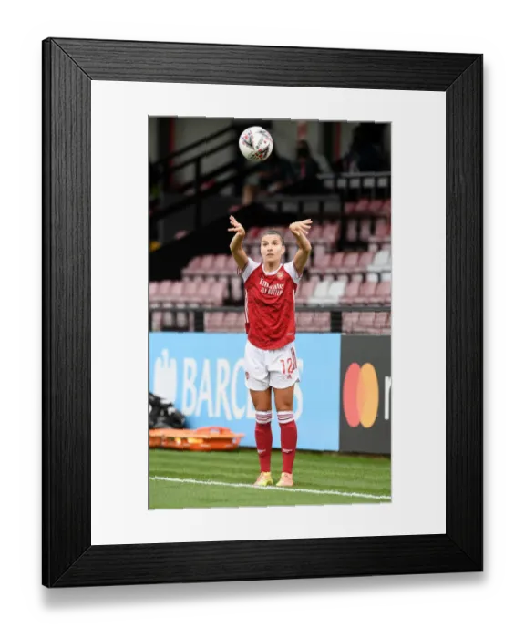Framed Print : Steph Catley in Action: Arsenal Women vs Reading Women, FA WSL Match Framed Print : Steph Catley in Action: Arsenal Women vs Reading Women, FA WSL Match