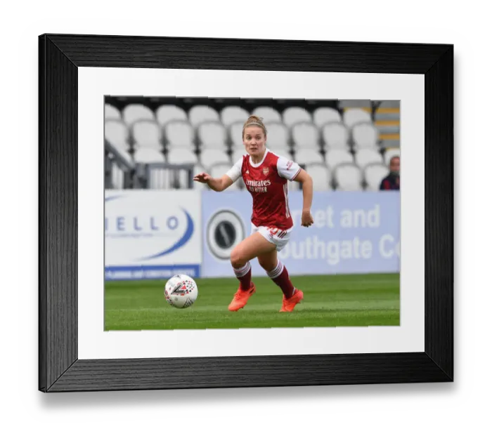 Framed Print : Arsenal's Kim Little Shines in Women's Super League Clash Against Reading