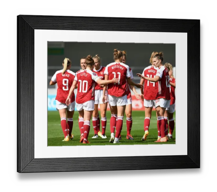 Framed Print : Arsenal Women's Victory: Vivianne Miedema Scores Second Goal Against Reading Women Framed Print : Arsenal Women's Victory: Vivianne Miedema Scores Second Goal Against Reading Women