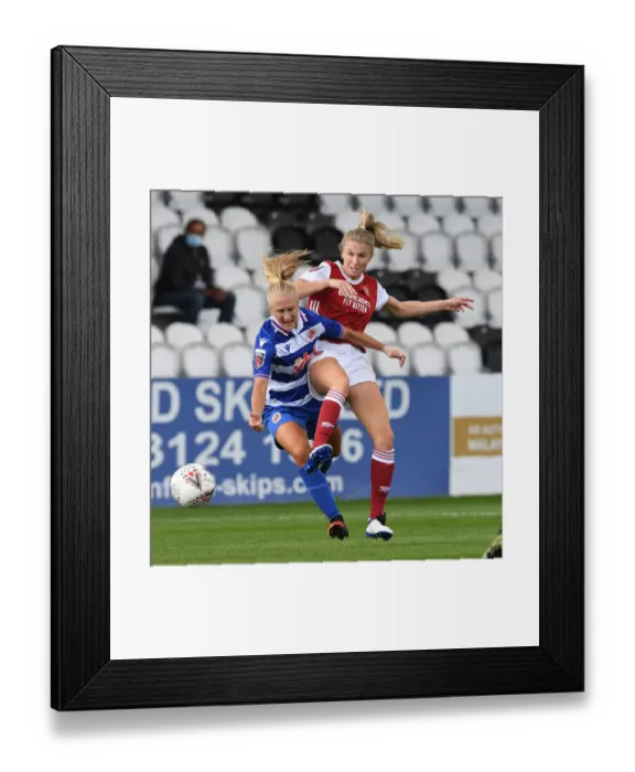 Framed Print : Arsenal vs Reading Women: A Clash in the FA WSL