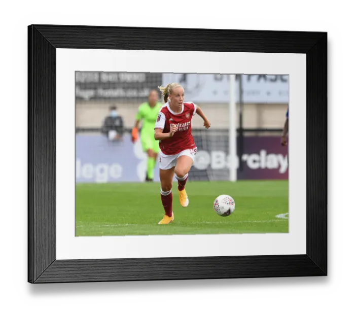 Framed Print : Arsenal's Beth Mead in Action during FA WSL Match