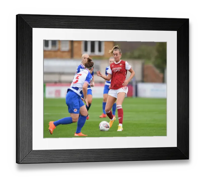 Framed Print : Arsenal's Jill Roord in Action during FA WSL Match against Reading Women