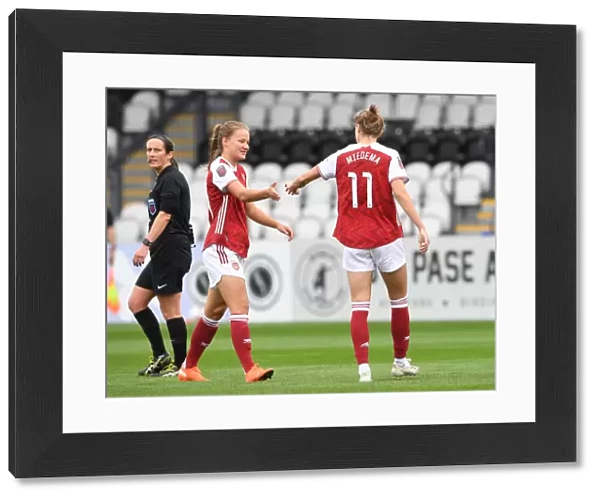 Arsenal Women vs. Reading Women: Malin Gut and Vivianne Miedema in Action, FA WSL 2020-21