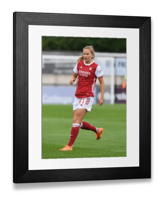 Framed Print : Malin Gut in Action: Arsenal Women vs. Reading Women, FA WSL Match, 2020-21