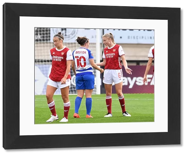 A Heartfelt Moment: Leah Williamson and Lauren Burton Share Post-Match Emotion at Arsenal Women vs Reading Women