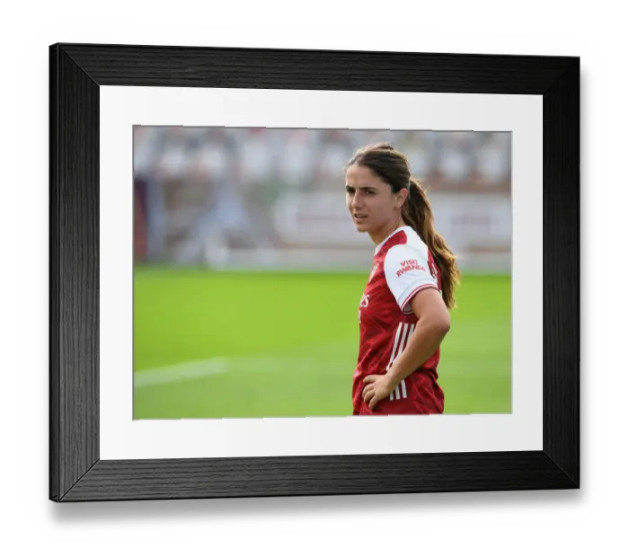 Framed Print : Danielle van de Donk Reacts After Arsenal Women's FA WSL Match vs. Reading Women