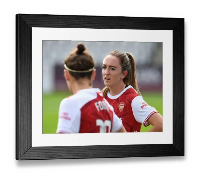 Framed Print : Arsenal Women vs Reading Women: Lisa Evans Reacts After 2020-21 Barclays FA WSL Match Framed Print : Arsenal Women vs Reading Women: Lisa Evans Reacts After 2020-21 Barclays FA WSL Match