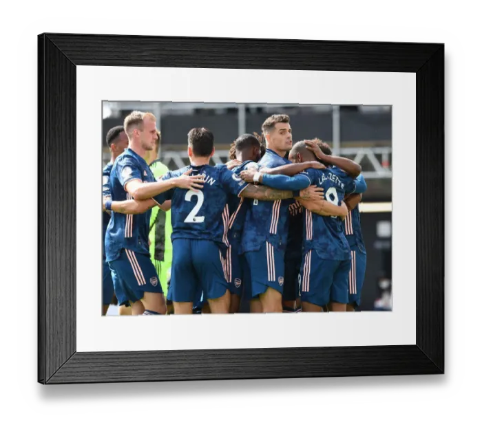 Framed Print : Alexandre Lacazette's Goal: Arsenal's Victory at Fulham (2020-21) Framed Print : Alexandre Lacazette's Goal: Arsenal's Victory at Fulham (2020-21)