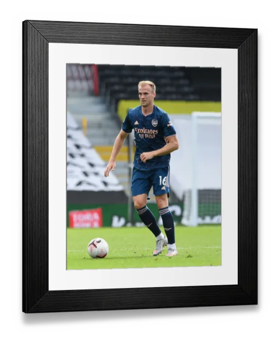 Framed Print : Rob Holding in Action: Fulham vs. Arsenal, Premier League 2020-21 Framed Print : Rob Holding in Action: Fulham vs. Arsenal, Premier League 2020-21