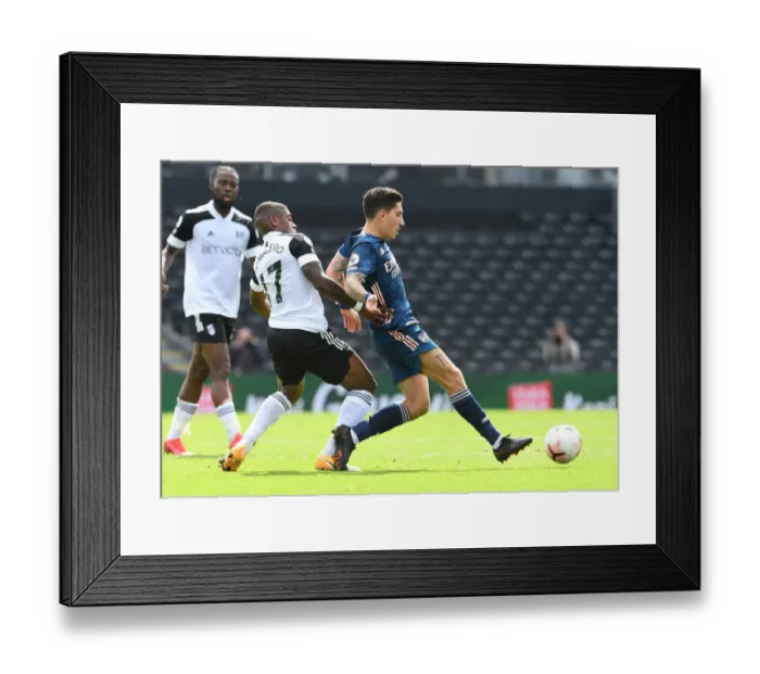 Framed Print : Hector Bellerin Faces Pressure from Ivan Cavaleiro: Fulham vs. Arsenal, Premier League 2020-21 Framed Print : Hector Bellerin Faces Pressure from Ivan Cavaleiro: Fulham vs. Arsenal, Premier League 2020-21
