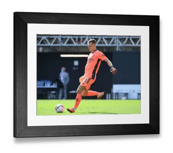 Framed Print : Arsenal's Bernd Leno in Action: 2020-21 Premier League - Fulham vs Arsenal Framed Print : Arsenal's Bernd Leno in Action: 2020-21 Premier League - Fulham vs Arsenal