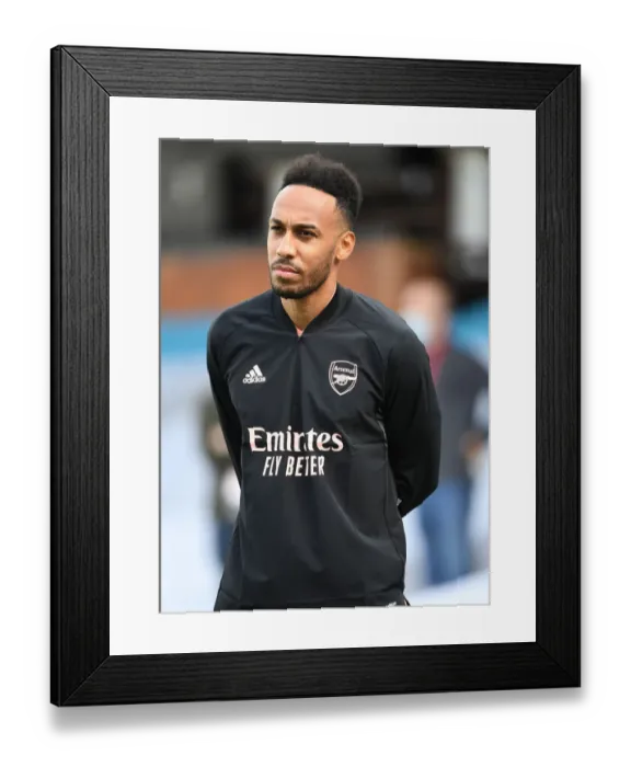 Framed Print : Arsenal's Aubameyang Ready for Fulham Clash in Premier League 2020-21 Framed Print : Arsenal's Aubameyang Ready for Fulham Clash in Premier League 2020-21