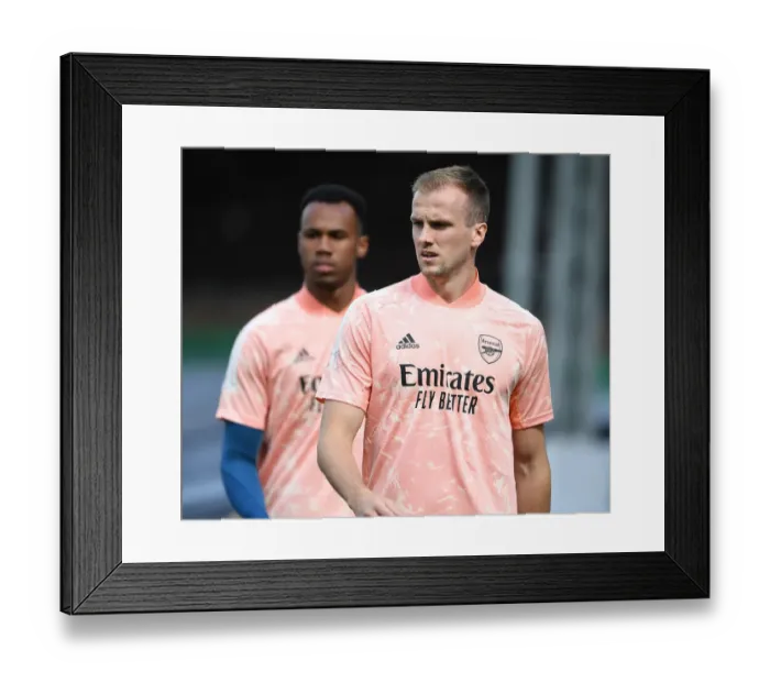 Framed Print : Arsenal's Rob Holding Gears Up for Fulham Clash in Premier League 2020-21 Framed Print : Arsenal's Rob Holding Gears Up for Fulham Clash in Premier League 2020-21