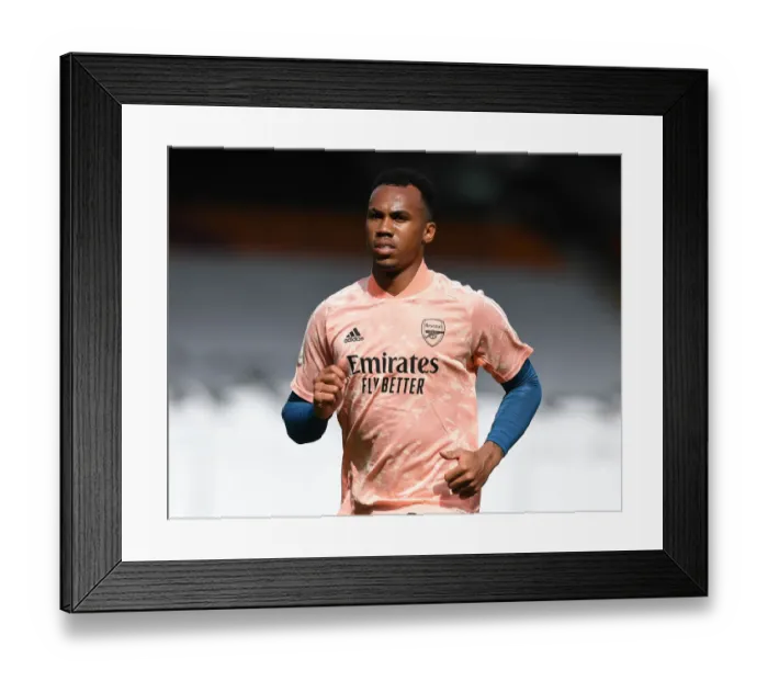 Framed Print : Gabriel of Arsenal Ready for Fulham Clash in Premier League 2020-21 Framed Print : Gabriel of Arsenal Ready for Fulham Clash in Premier League 2020-21
