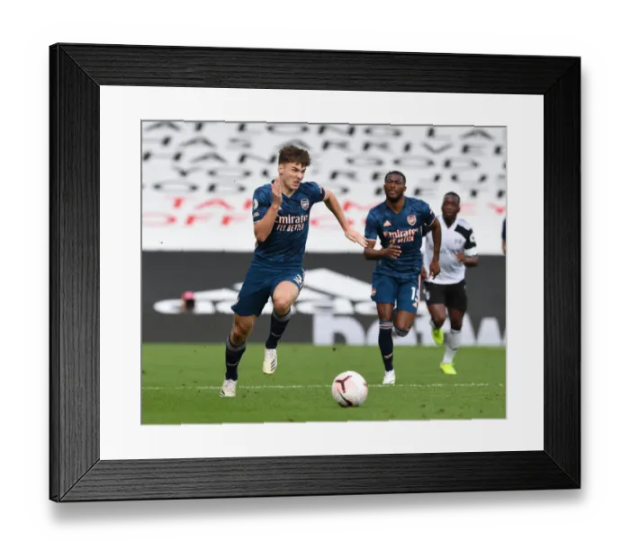 Framed Print : Arsenal's Kieran Tierney in Action: Premier League 2020-21 - Fulham vs. Arsenal Framed Print : Arsenal's Kieran Tierney in Action: Premier League 2020-21 - Fulham vs. Arsenal