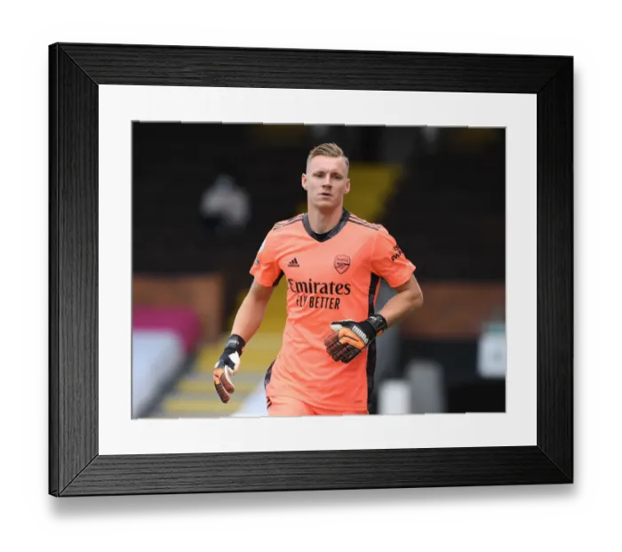 Framed Print : Arsenal's Bernd Leno in Action: Fulham vs Arsenal, 2020-21 Premier League Framed Print : Arsenal's Bernd Leno in Action: Fulham vs Arsenal, 2020-21 Premier League