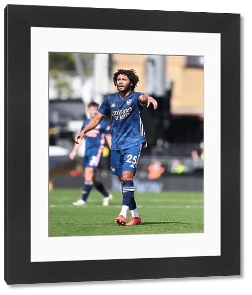 Arsenal's Mo Elneny in Action against Fulham in the 2020-21 Premier League