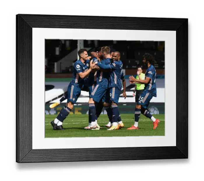 Framed Print : Arsenal Celebrates Gabriel's Brace: Fulham vs Arsenal, Premier League 2020-21 Framed Print : Arsenal Celebrates Gabriel's Brace: Fulham vs Arsenal, Premier League 2020-21