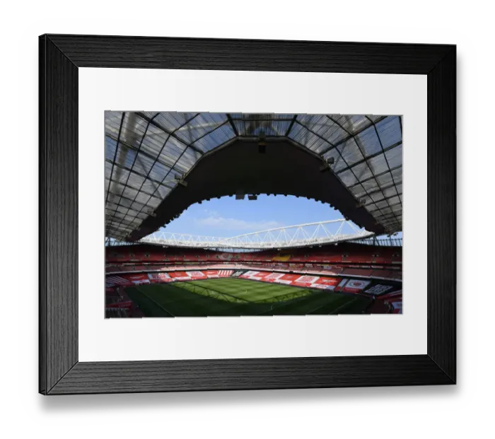 Framed Print : Arsenal vs West Ham United: Premier League Clash at Emirates Stadium (2020-21)