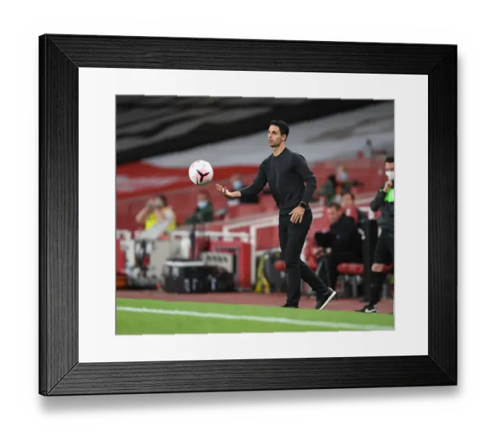 Framed Print : Mikel Arteta Faces Off Against West Ham United in Premier League Clash: Arsenal vs. West Ham Showdown Framed Print : Mikel Arteta Faces Off Against West Ham United in Premier League Clash: Arsenal vs. West Ham Showdown