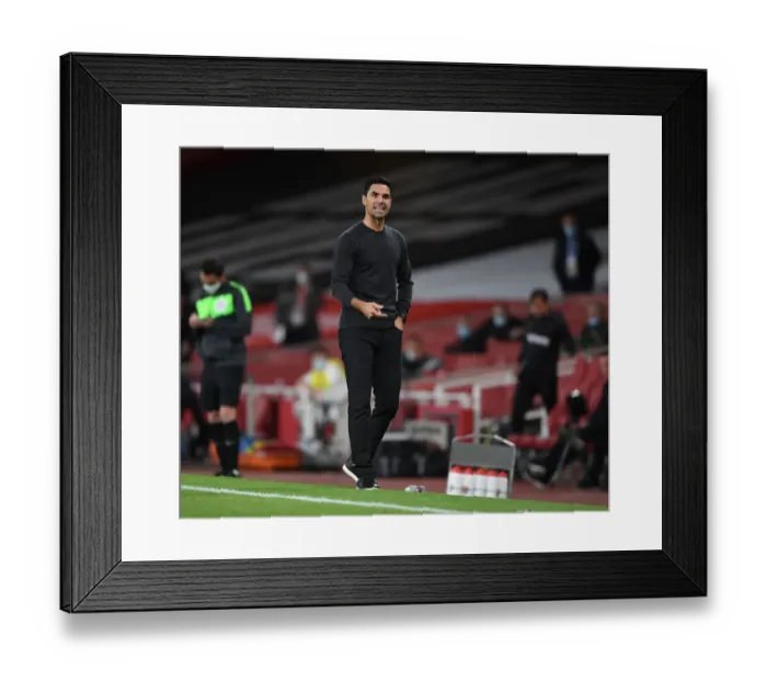 Framed Print : Mikel Arteta's Arsenal Battle West Ham United in Premier League Clash (2020-21) Framed Print : Mikel Arteta's Arsenal Battle West Ham United in Premier League Clash (2020-21)