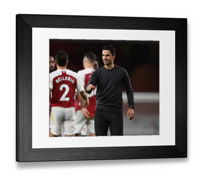 Framed Print : Mikel Arteta Leads Arsenal Past West Ham in Premier League Showdown Framed Print : Mikel Arteta Leads Arsenal Past West Ham in Premier League Showdown