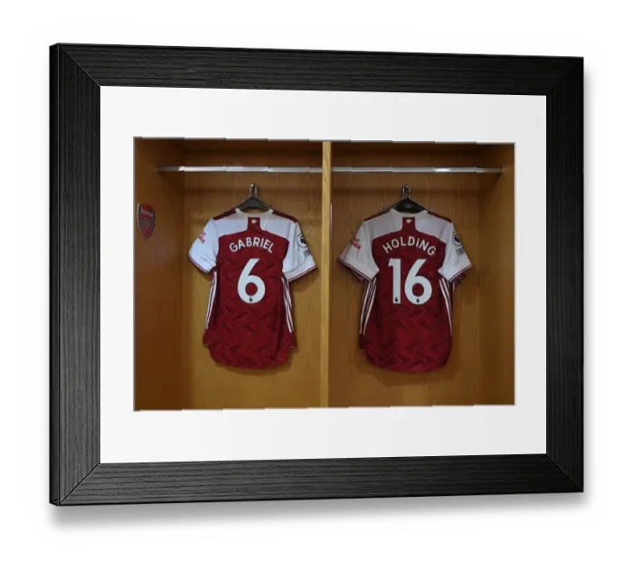 Framed Print : Arsenal Football Club: Gabriel and Holding Ready for Arsenal vs. West Ham United (2020-21) Framed Print : Arsenal Football Club: Gabriel and Holding Ready for Arsenal vs. West Ham United (2020-21)