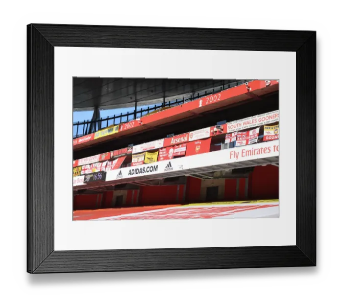Framed Print : Arsenal vs West Ham: Fans Show Support at Emirates Stadium, Premier League 2020-21 Framed Print : Arsenal vs West Ham: Fans Show Support at Emirates Stadium, Premier League 2020-21