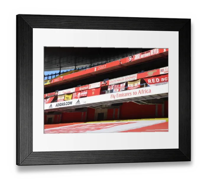 Framed Print : Arsenal vs West Ham United: Fans Show Support at Emirates Stadium, Premier League 2020-21 Framed Print : Arsenal vs West Ham United: Fans Show Support at Emirates Stadium, Premier League 2020-21