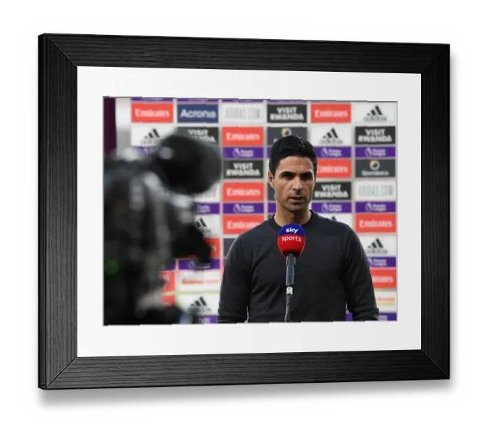 Framed Print : Arsenal vs West Ham: Mikel Arteta's Pre-Match Strategies (2020-21) Framed Print : Arsenal vs West Ham: Mikel Arteta's Pre-Match Strategies (2020-21)