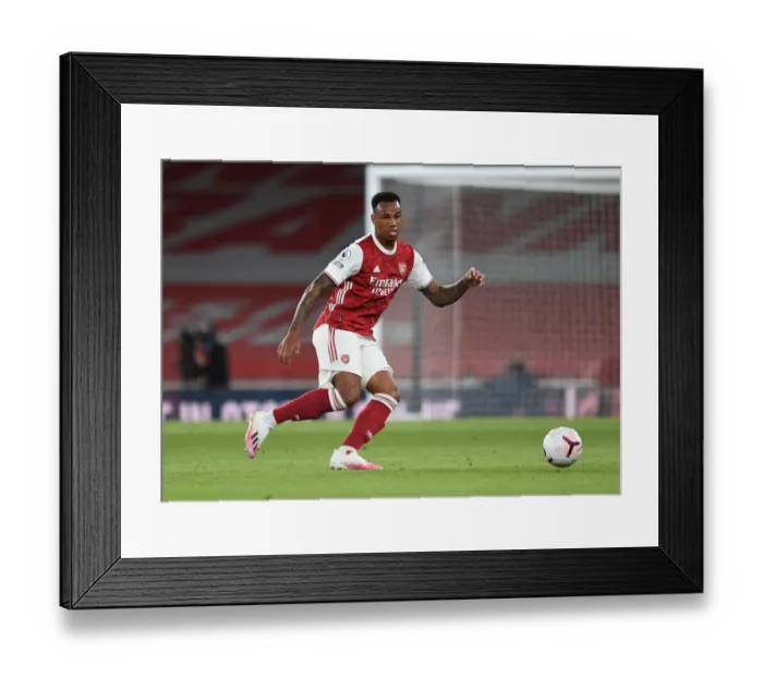 Framed Print : Gabriel Magalhaes in Action: Arsenal vs. West Ham United (2020-21) - Emirates Stadium Showdown Framed Print : Gabriel Magalhaes in Action: Arsenal vs. West Ham United (2020-21) - Emirates Stadium Showdown