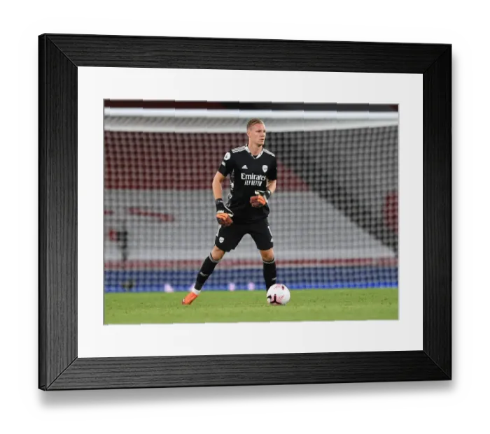 Framed Print : Arsenal vs. West Ham United: Bernd Leno in Action at the Emirates Stadium (2020-21) Framed Print : Arsenal vs. West Ham United: Bernd Leno in Action at the Emirates Stadium (2020-21)