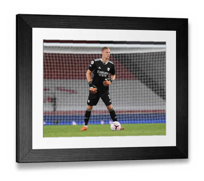 Framed Print : Bernd Leno's Standout Performance: Arsenal vs West Ham United (2020-21)