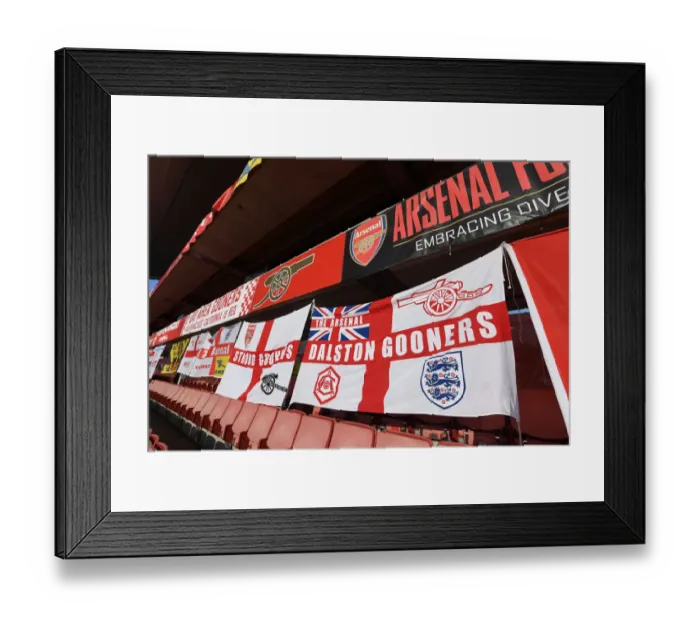 Framed Print : Sea of Pride: Arsenal Fans Await Kick-off vs West Ham United, Premier League 2020-21 Framed Print : Sea of Pride: Arsenal Fans Await Kick-off vs West Ham United, Premier League 2020-21