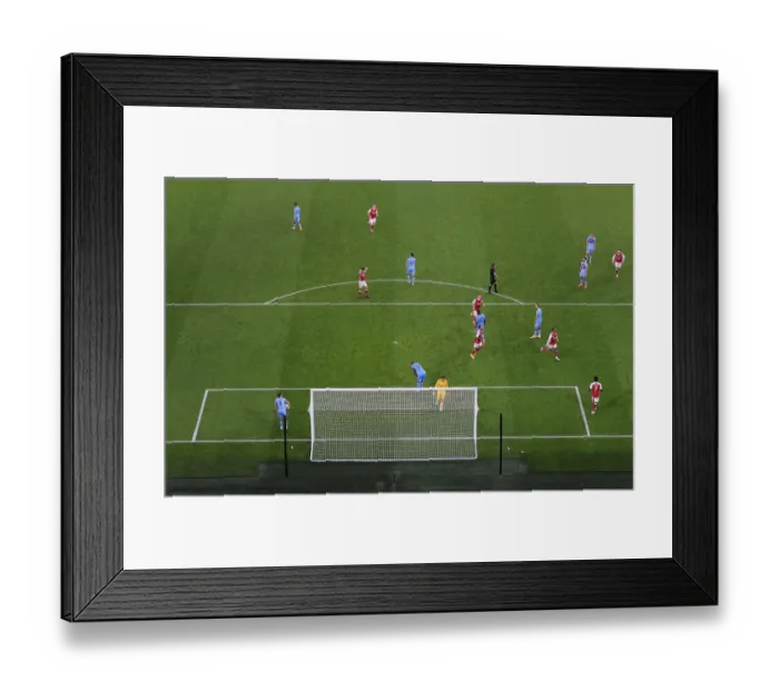 Framed Print : Eddie Nketiah Scores His Second Goal: Arsenal's Victory Against West Ham United in the 2020-21 Premier League